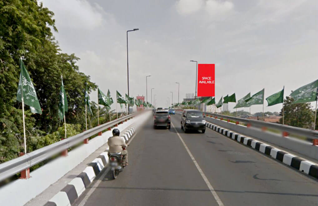 01 - Billboard 5 m x 10 m, 1 muka - Jl. A. Yani (Fly Over Mayangkara), Wonokromo, Kota Surabaya