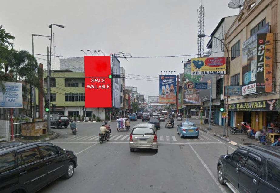 01 - Billboard 6 m x 12 m, 1 muka, vertical - Jl. Sisingamangaraja (simpang Jl. Pandu) Kota Medan