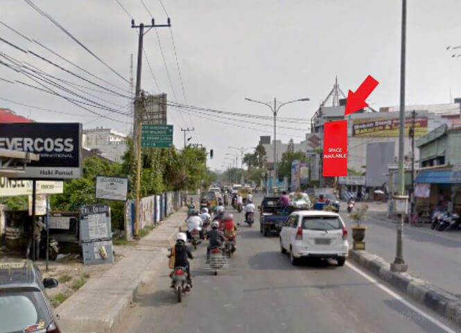 01 billboard, 4x8, 1muka - Perempatan Traffic Light Jl. Letjend S. Parman - Jl. Belitung Laut, Kota Banjarmasin