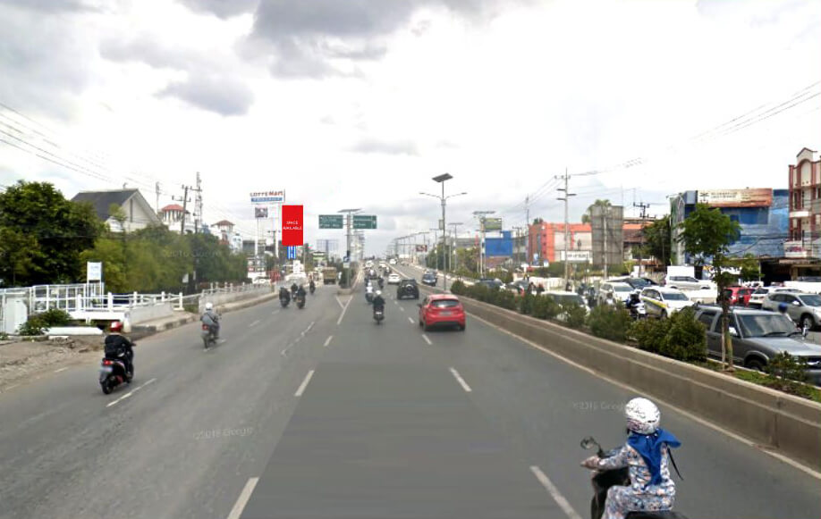 01 billboard, 5x10, 1muka, ver - Jl. Jend. A. Yani, Fly Over (dekat LOTTE MART), Kota Banjarmasin
