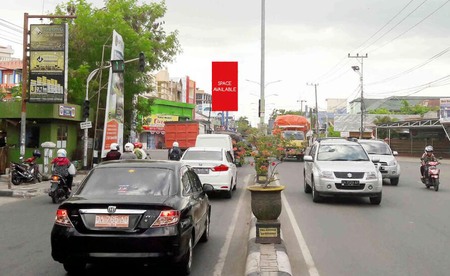 01 billboard, 5x10, 1muka, ver- Jl. Letjend. S. Parman (seberang KOREM 101 - Antasari) Banjarmasin