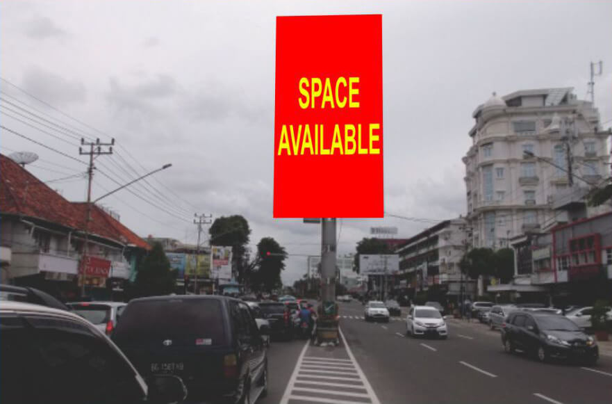 01 billboard, 5x10, 2muka, ver - Jl. Jend. Sudirman (simpang Sekip) Kota Palembang