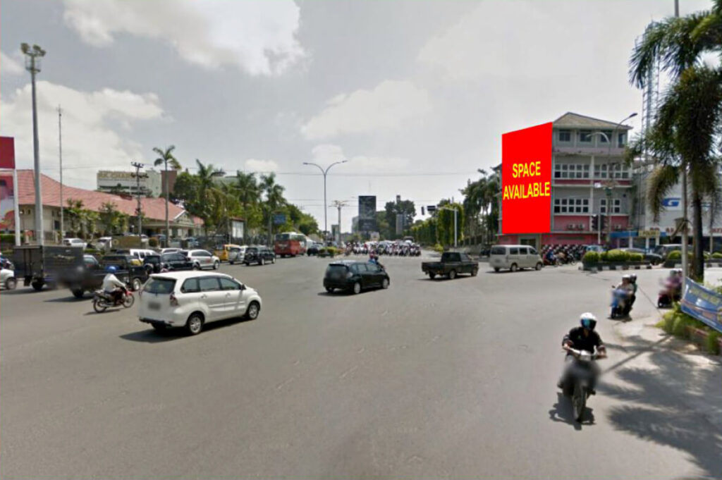 01 billboard, 6x12, 1muka, ver - Perempatan Jl. Jend. Sudirman - Jl. Veteran ( simpang RS. Charitas) Kota Palembang