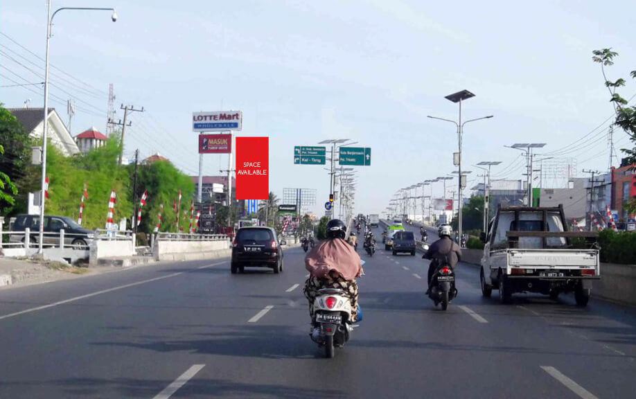 02 billboard, 5x10, 1muka, ver - Jl. Jend. A. Yani, Fly Over (dekat LOTTE MART), Kota Banjarmasin