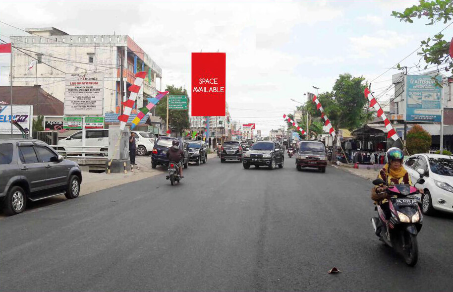 02 billboard, 5x10, 1muka, ver - Perempatan Traffic Light Jl. Belitung Laut - Jl. Letjend. S. Parman (seberang KOREM 101-Antasari) Banjarmasin